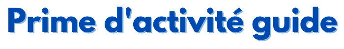 Prime d'activité guide logo